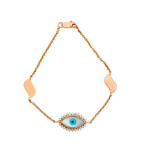 Load image into Gallery viewer, Evil Eye Nazar Tennis Bracelet
