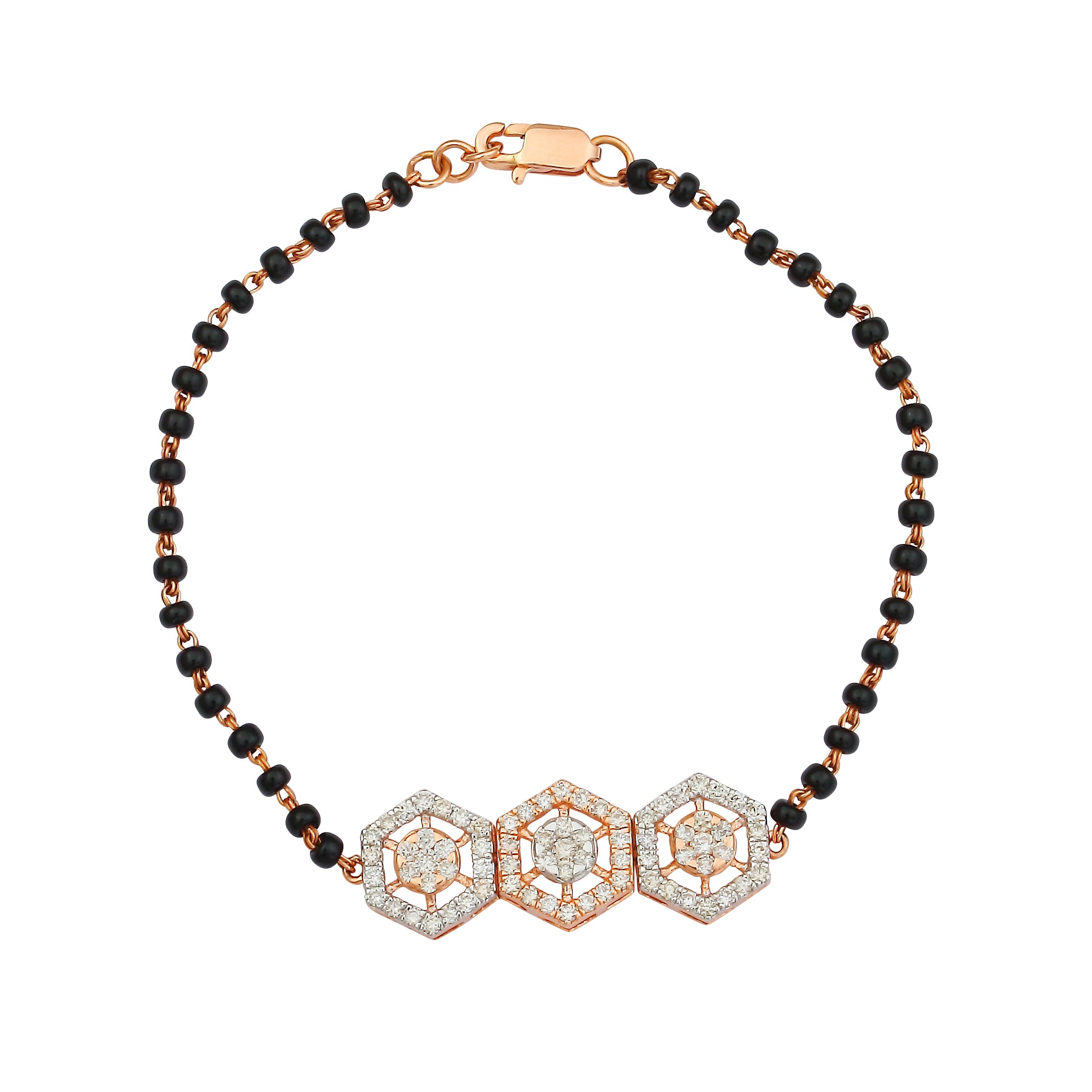 Golden Shaila Mangalsutra Bracelet – Bling Bag